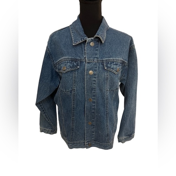 Vintage Warner Bros Looney Tunes Denim Jacket Kids XL - Picture 2 of 9